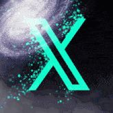 logo gif de x